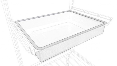 МЕЛКОСЕТЧАТАЯ КОРЗИНА ГЛУБОКАЯ (535Х410х185)