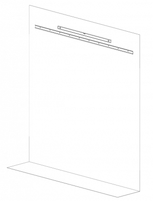 НЕСУЩИЙ РЕЛЬС ARISTO, L=2030 ММ, ЦВЕТ МЕТАЛЛИК